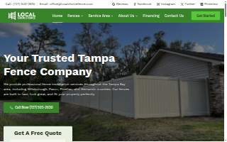Local Choice Fence of Plant City website