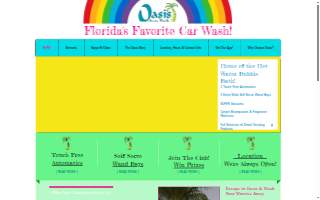 Oasis Auto Bath website