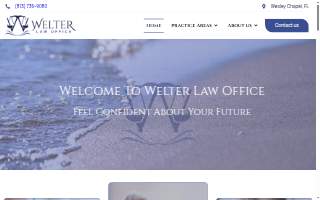 Welter Law Office of Plant City website