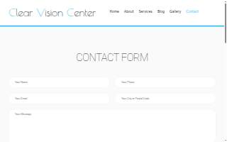 Clear Vision Center of South Florida website