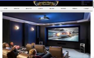 Designer Digital Systems Audio Visual Equipment Supplier website