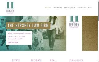 Hershey Law Firm website