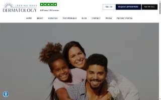 Leading Edge Dermatology of Plantation website