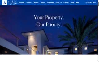 Ackley Florida Property Management of Poinciana website
