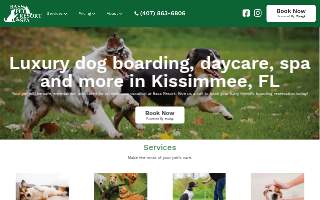 Bass Pet Resort & Spa website