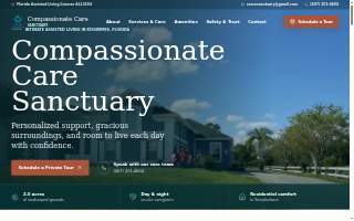 Compassionate Care Sanctuary website