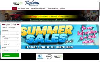 Napleton Chrysler Jeep Dodge Ram website