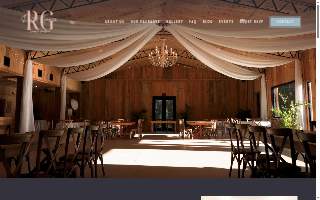 Rustic Grace Barn website