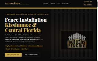 Your Legacy Fencing of Poinciana website