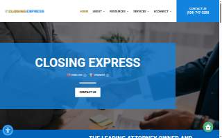 Closing Express, Inc Title and Escrow website
