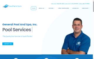 General Pool and Spa, INC website