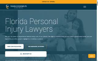 Gonzalez & Cartwright, P.A. of Pompano Beach website