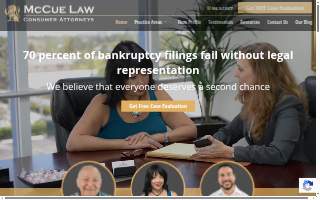 The McCue Law Firm, P.A. of Pompano Beach website