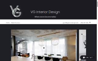 VG Interior Design website