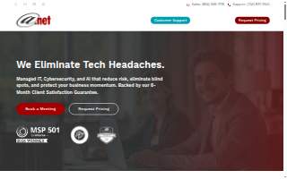 AT-NET Services - Managed IT Services Company Jacksonville website