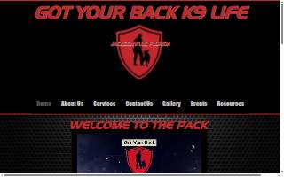 Got Your Back K9 Life of Ponte Vedra website