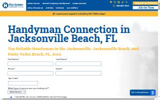 Handyman Connection of Jacksonville Beach website