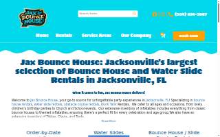 Jax Bounce House website