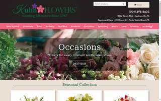 Kuhn Flowers of Ponte Vedra website