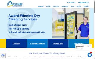 Oceanside Cleaners website