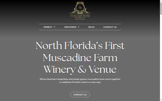 Tuscan Rose Vineyards of Ponte Vedra website