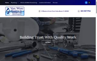 Van Worz Plumbing Inc. website