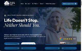 Advanced Orthopedic Center website