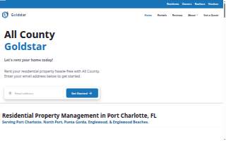 All County Goldstar Property Management website