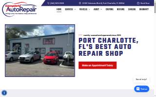 Complete Auto Repair website