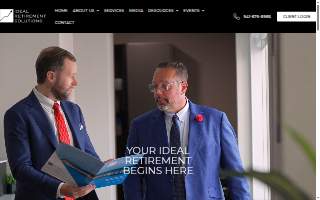 Ideal Retirement Solutions website