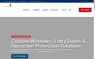 Jones Window and Door website