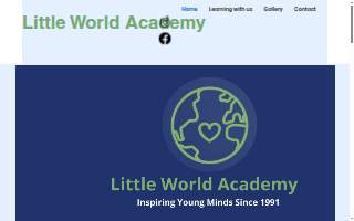 Little World Academy website
