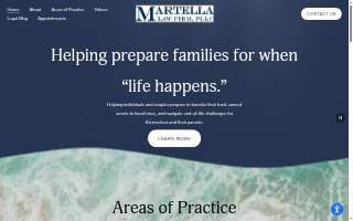 Martella Law Firm website