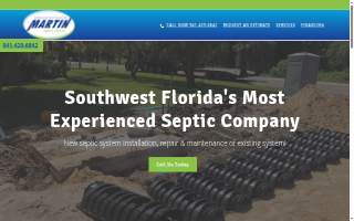 Martin Septic Service Inc website