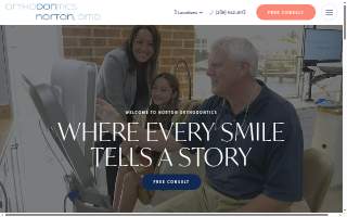 Norton Orthodontics website
