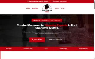 Top Clean Pros- Commercial Office Cleaning website