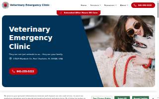 Veterinary Emergency Clinic of North Port website