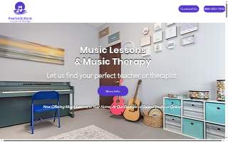 Beachside Music Lessons & Therapy website