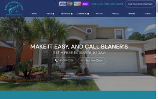 Blaner's Pressure Cleaning website