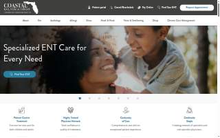 Coastal Ear Nose & Throat of Port Orange website