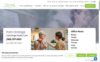 Concierge Home Care of Port Orange website
