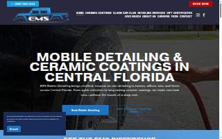 EMS Mobile Detailing website