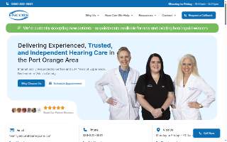 Encore Hearing Care website