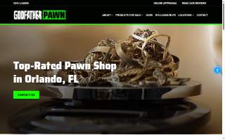 Godfather Pawn Jewelry & Gun website