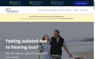 Hopkins Hearing Institute of Port Orange website