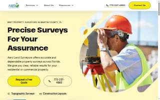 Aero Land Surveyors Florida Southeast of Port St. Lucie website