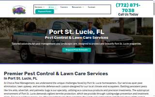 Choice Pest Management - Port St. Lucie Pest Control website