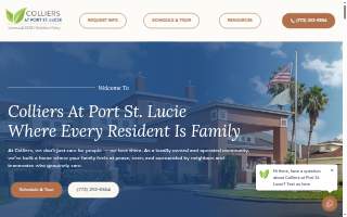 Colliers Assisted Living at Port St. Lucie website