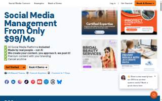 Grow Via Social website