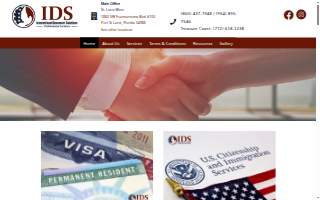 Immigration Document Solutions of Port St. Lucie website